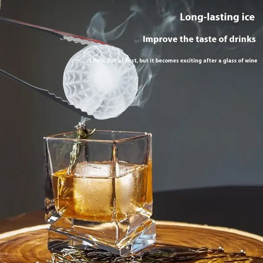 Silicone hockey puck ice mold tray