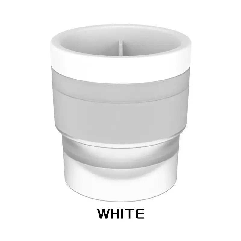 Silicone sphere ice ball maker – White