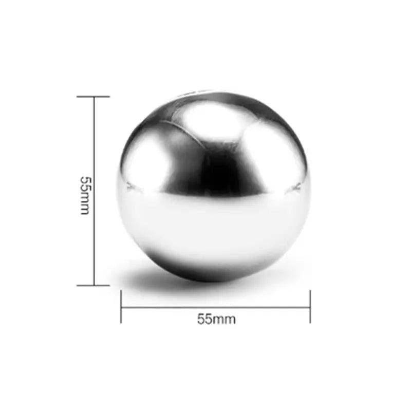 Stainless steel chilling ball for whiskey and cocktails