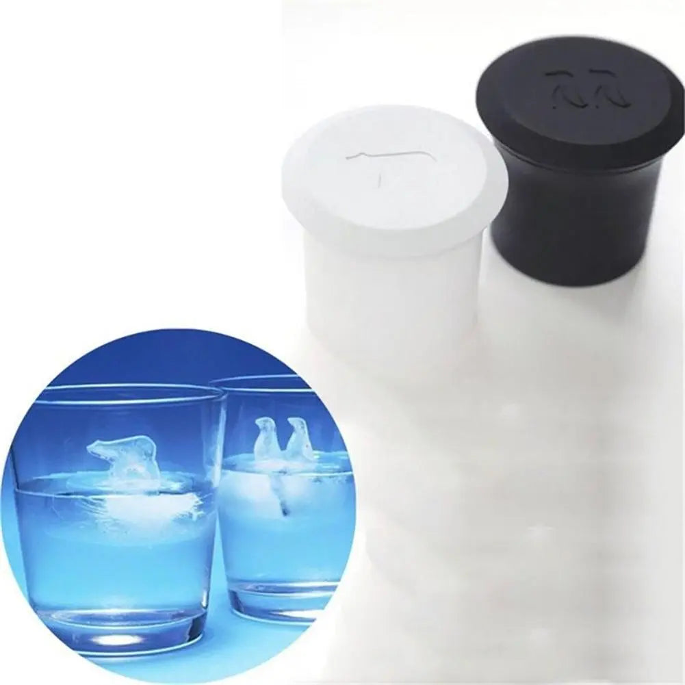 Animal-shaped silicone ice tray and popsicle mold