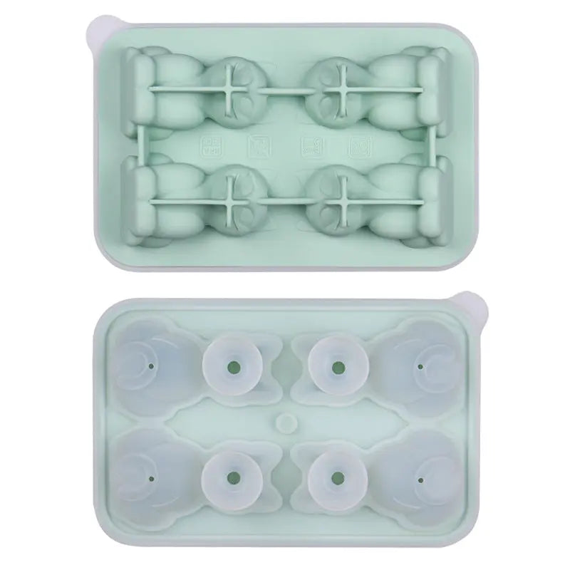 Cat-shaped silicone ice tray mold – Wormwood Green