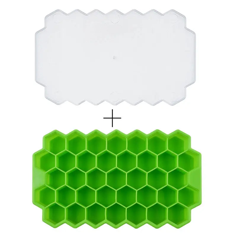 Honeycomb silicone ice tray