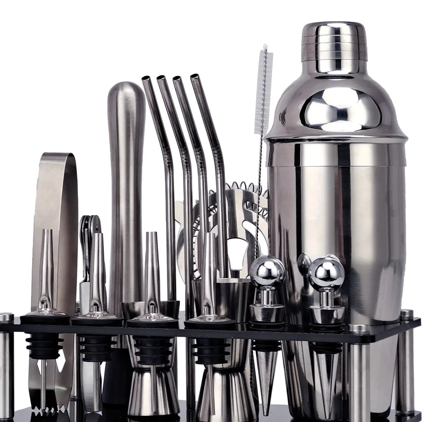 20-piece stainless steel cocktail shaker set – Silver Three Segments 750ml