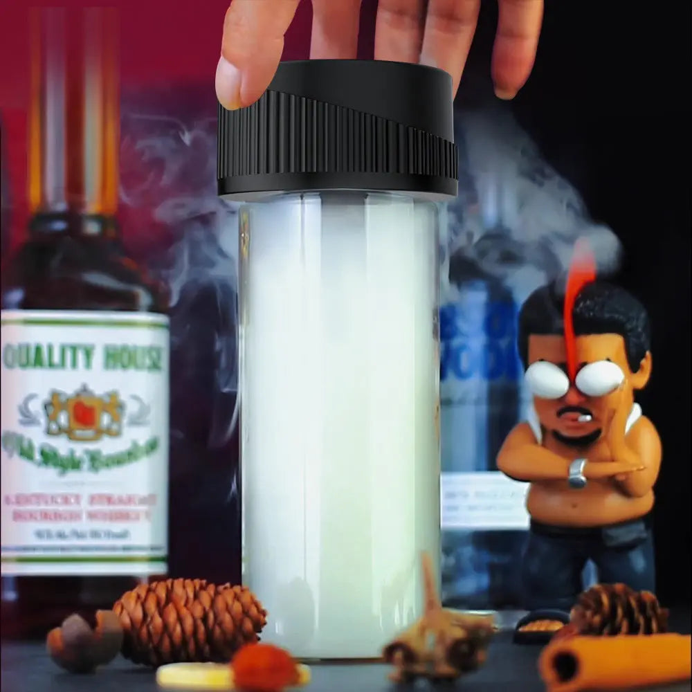 Electric cocktail smoker kit with wood chips