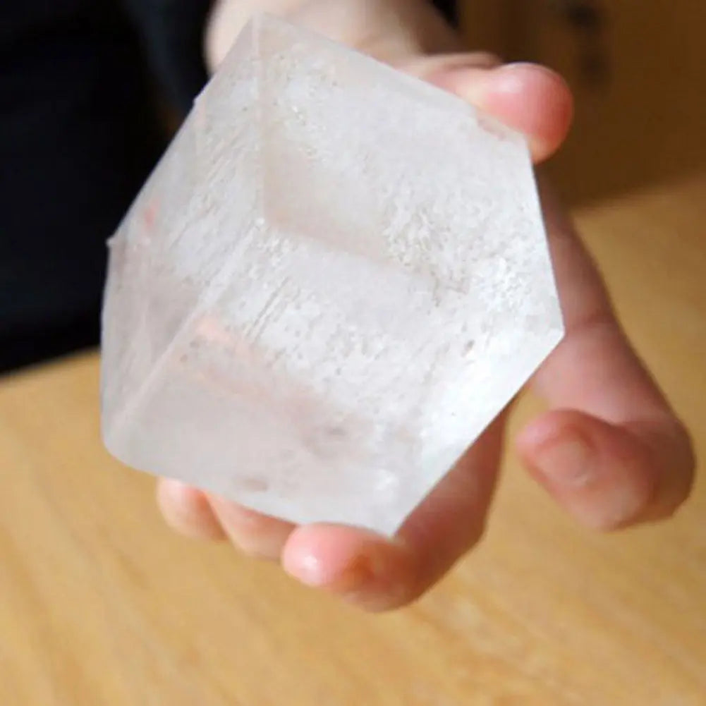 Silicone ice cube grid tray