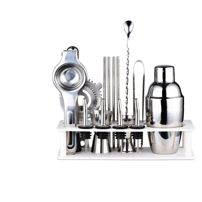 Glass and steel cocktail shaker – Style 2 / Style 11