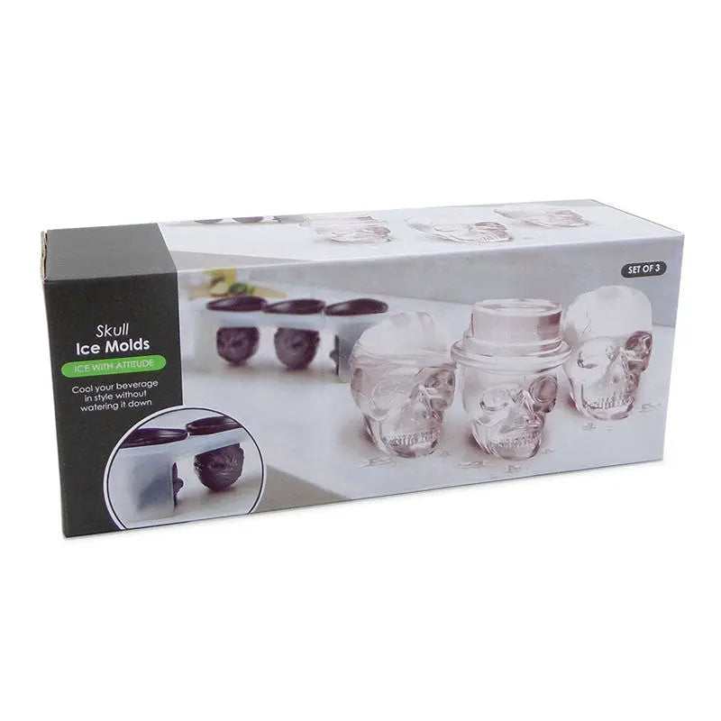 Halloween skull silicone ice tray