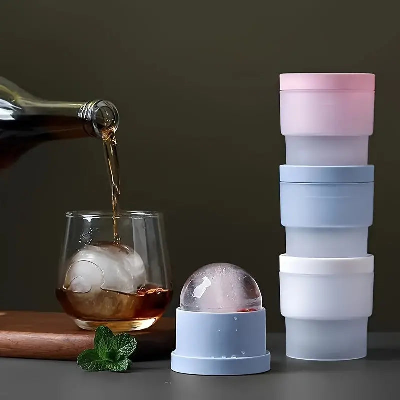 Silicone sphere ice ball maker – 3pcs