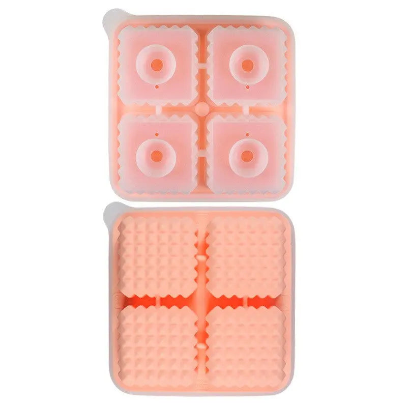 Whiskey ice cube silicone tray – Pink Square
