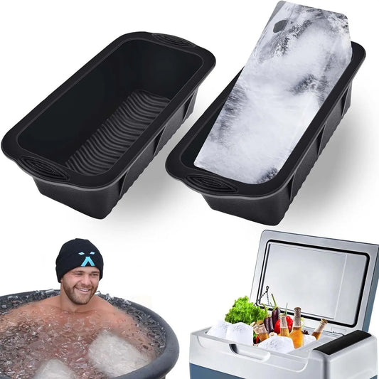 Extra large reusable silicone ice tray