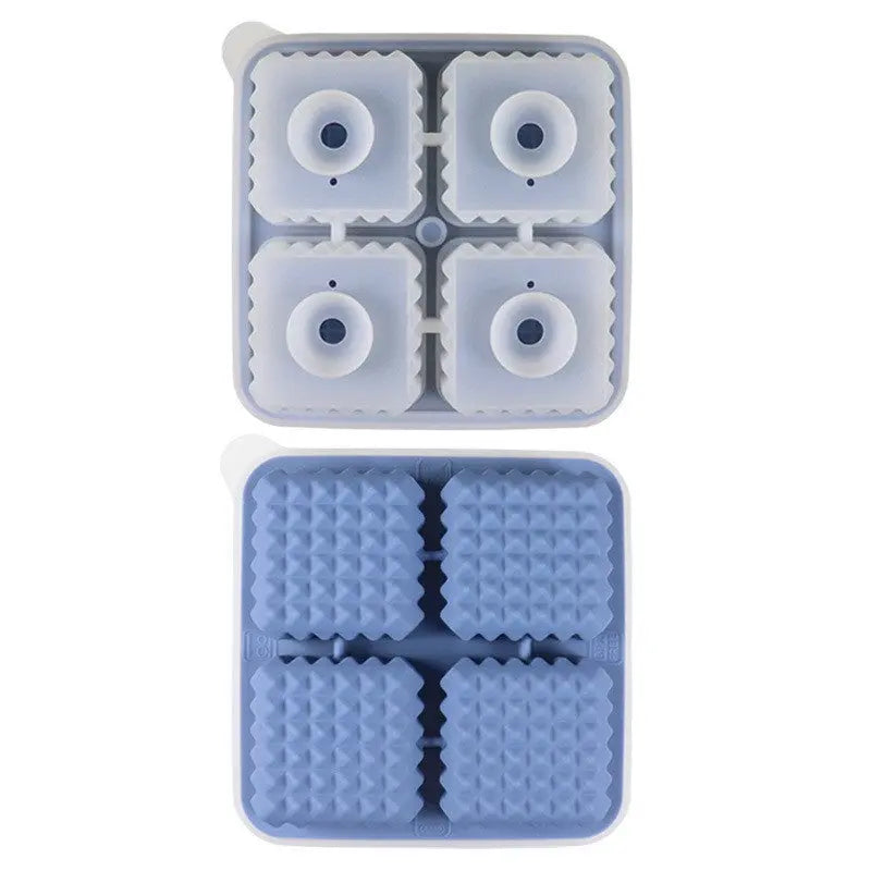 Whiskey ice cube silicone tray – Dark Blue Square