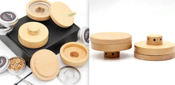 Wooden cocktail smoke maker suit – Set